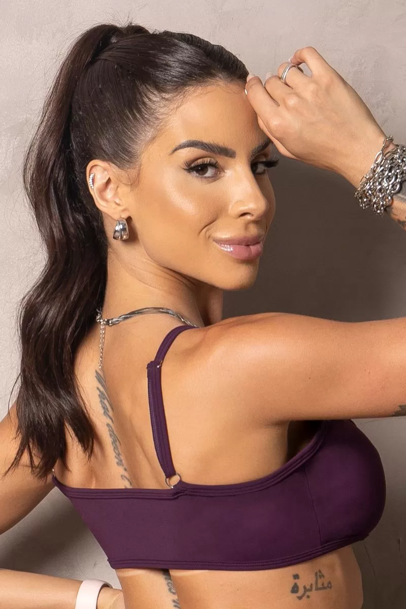 Hipkini - Summer Glow Grape Top with Silk - 33330939
