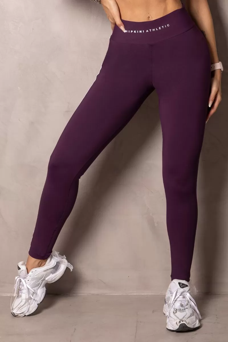Hipkini - Summer Glow Grape Striped Leggings - 33330940