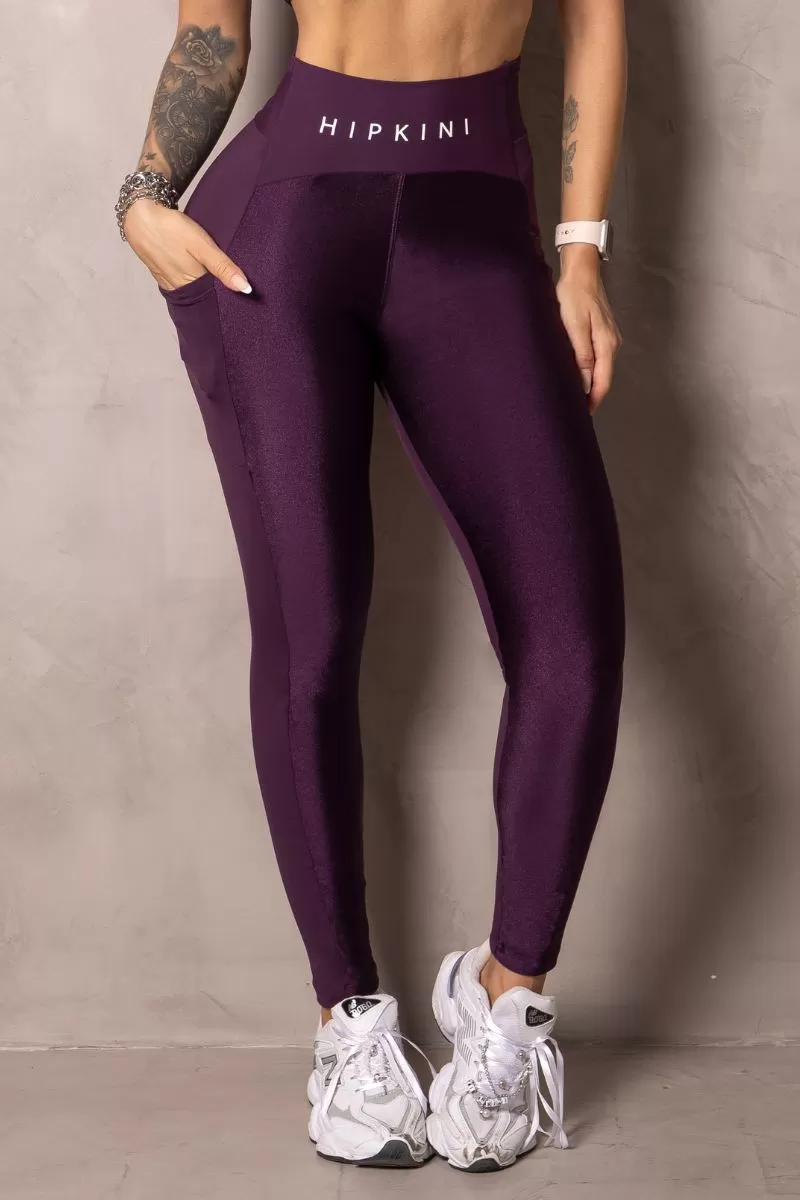 Hipkini - Summer Glow Grape Legging with Silk - 33330942