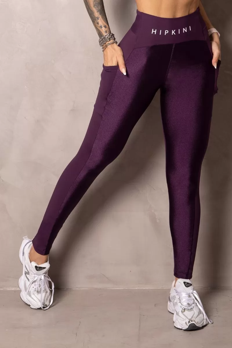 Hipkini - Summer Glow Grape Legging with Silk - 33330942