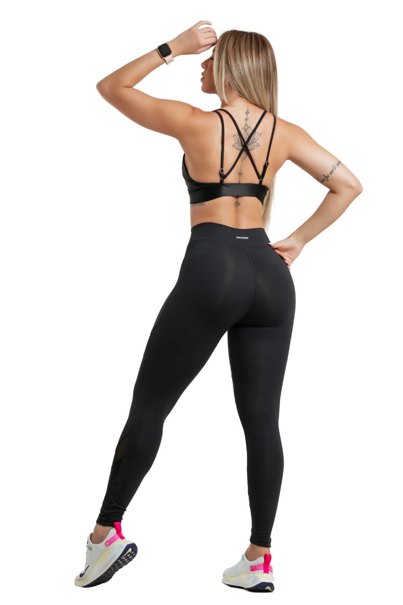 Garotafit - Black Felicity Pants - FUS476A