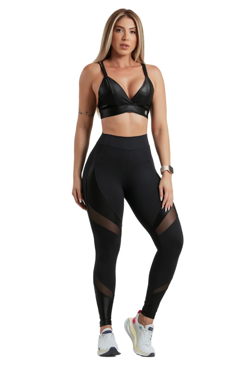 Garotafit - Black Felicity Pants - FUS476A