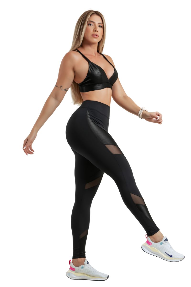 Garotafit - Black Felicity Pants - FUS476A
