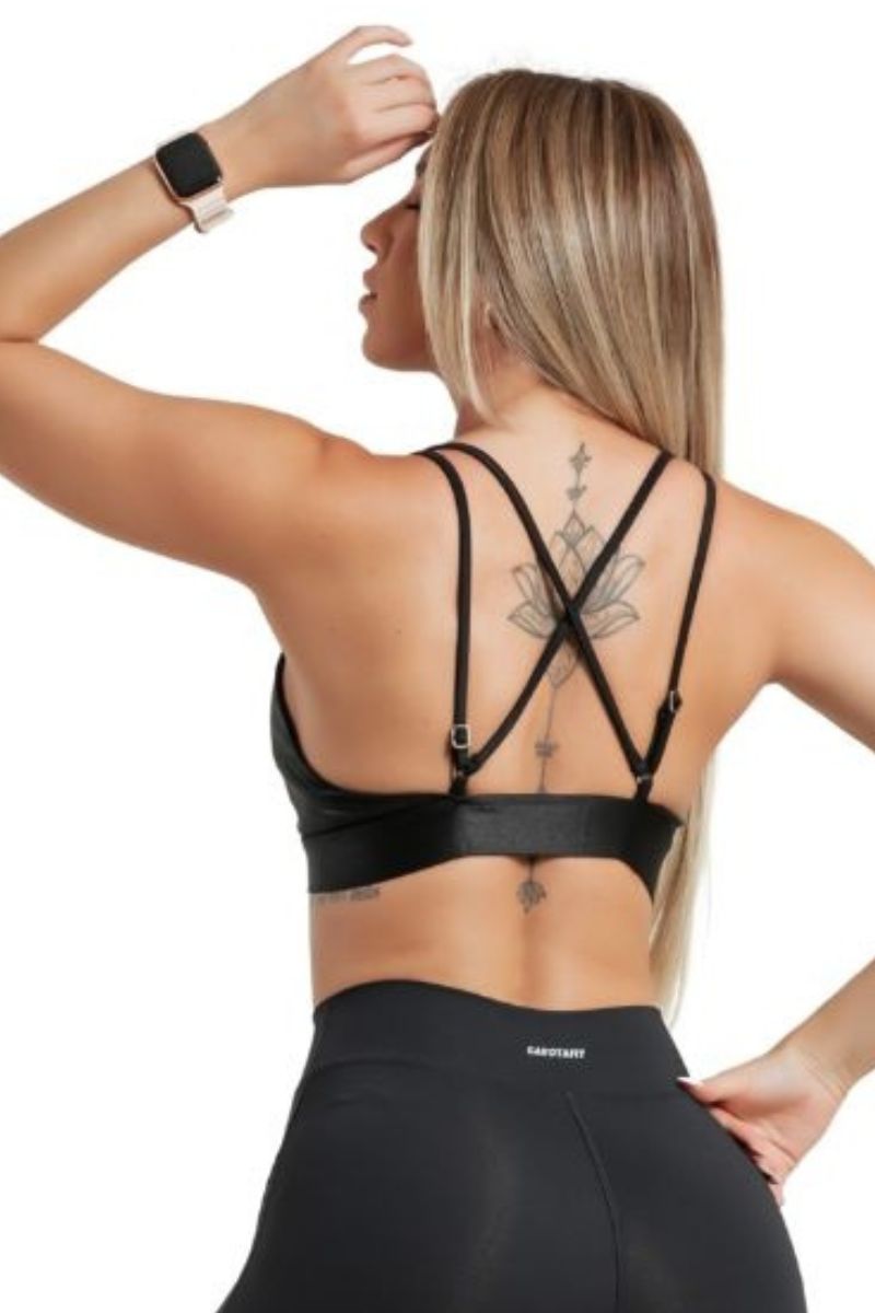 Garotafit - Black Felicity Top - TOB96A Garotafit - Black Felicity Top - TOB96A