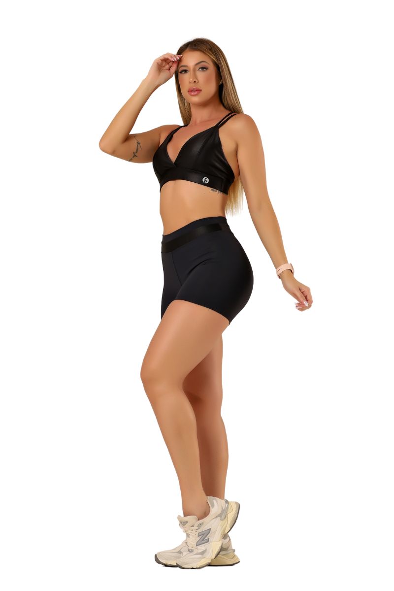 Garotafit - Felicity Black Shorts - SH541A Garotafit - Felicity Black Shorts - SH541A