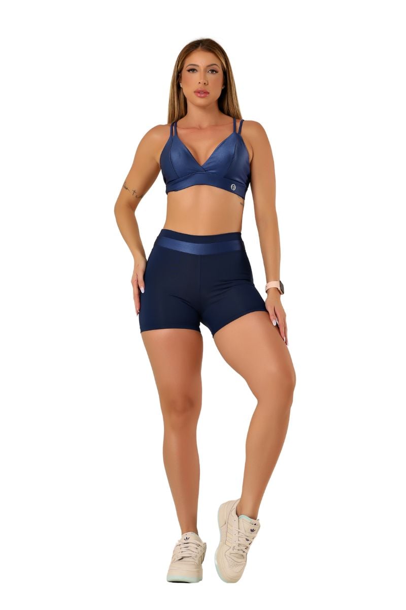 Garotafit - Felicity Navy Shorts - SH541LM