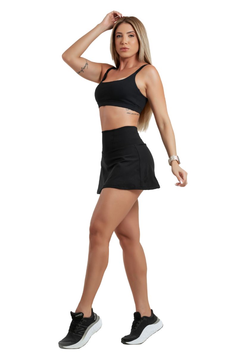 Garotafit - Black Slick Top - TOB95A Garotafit - Black Slick Top - TOB95A