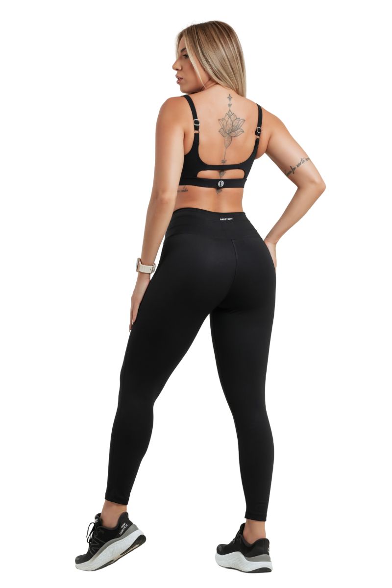 Garotafit - Black Slick Pants - FUS481A Garotafit - Black Slick Pants - FUS481A