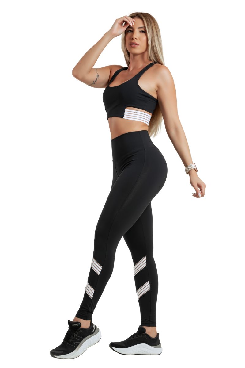 Garotafit - Drift Pants Set Black - FCS360A Garotafit - Drift Pants Set Black - FCS360A