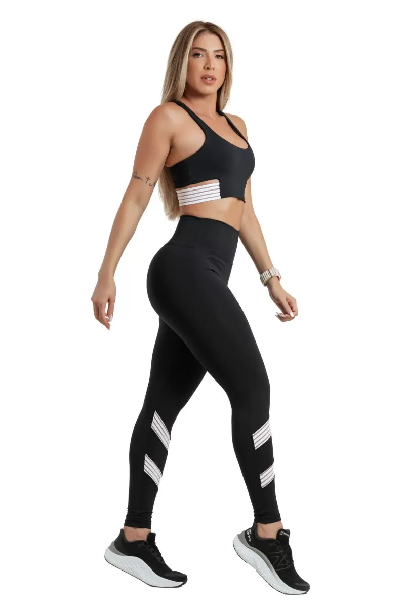 Garotafit - Drift Pants Set Black - FCS360A