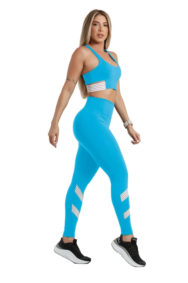 Garotafit - Drift Pants Set Blue Candy - FCS360LC