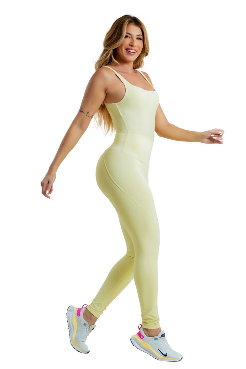 Garotafit - Candy Yellow Dizzy Bodysuit - BOD85JC Garotafit - Candy Yellow Dizzy Bodysuit - BOD85JC
