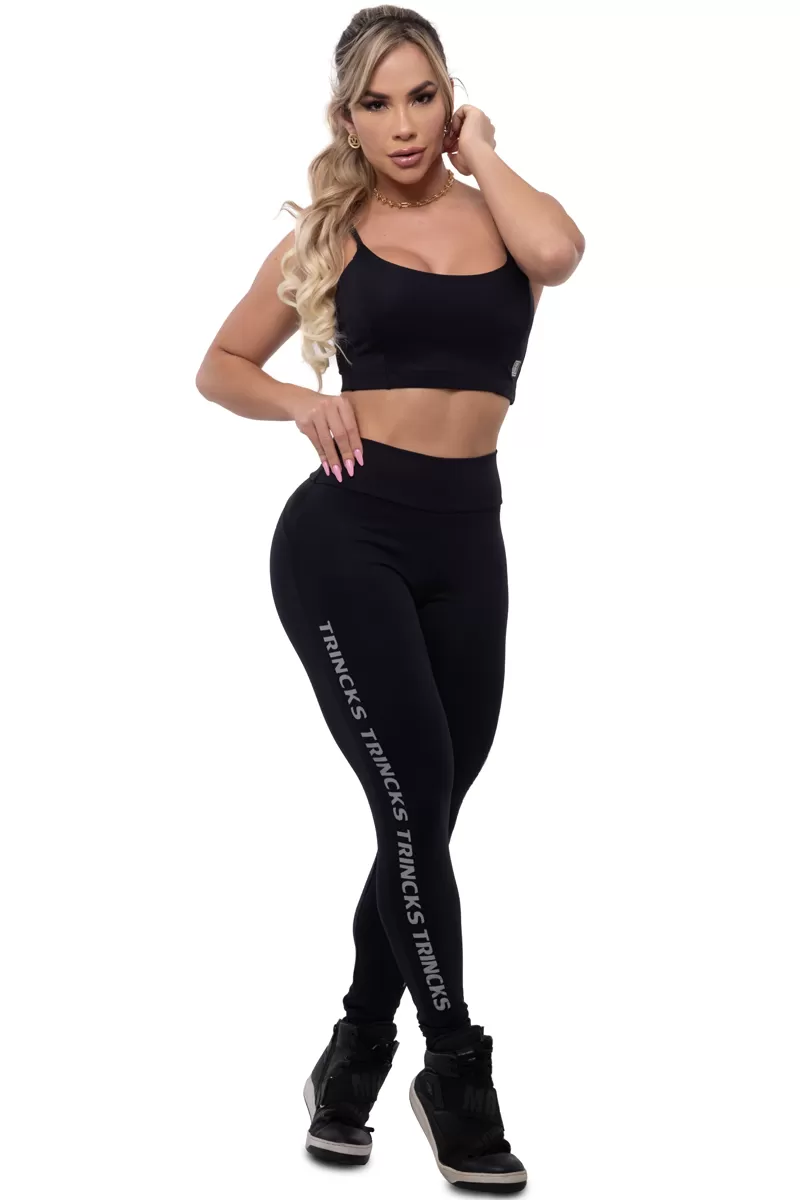 Trincks - All Black Legging and Top Set - 