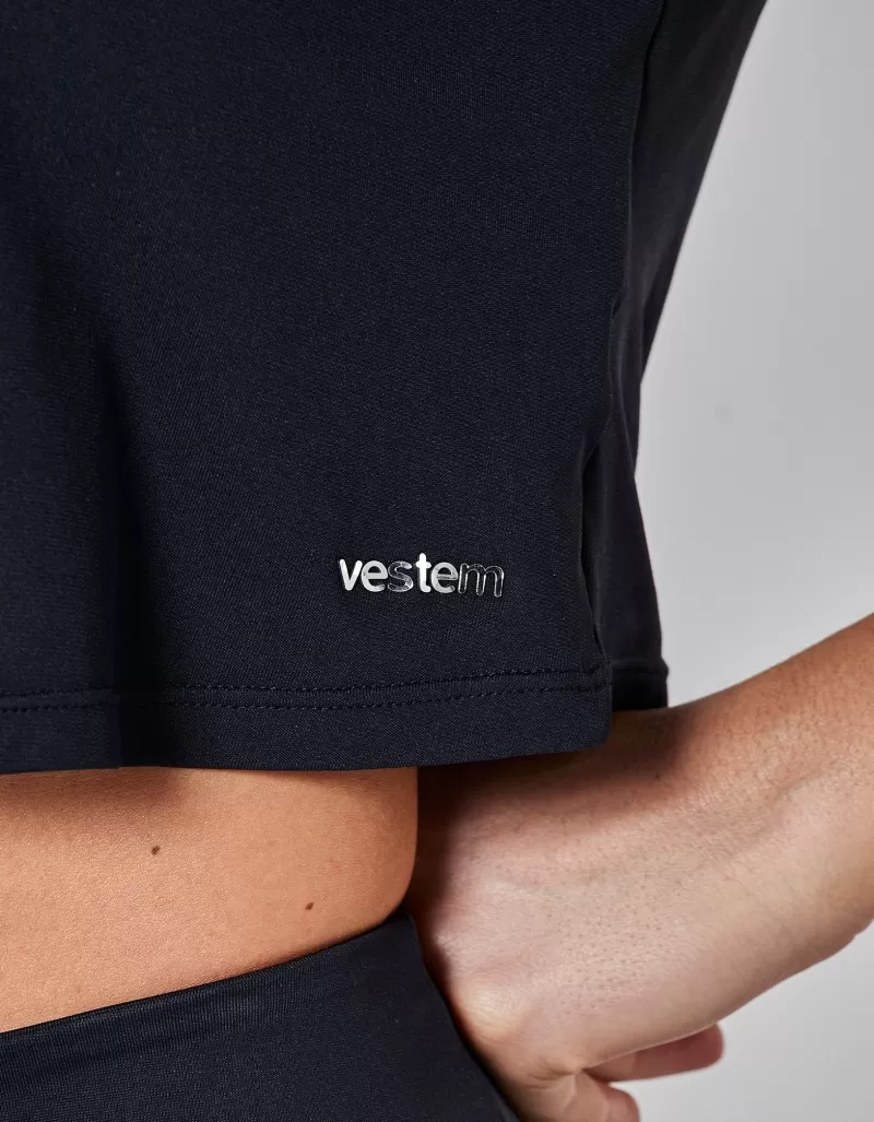 Vestem - Dry Fit Movement Short Sleeve Shirt Black - BMC790.I25.C0002