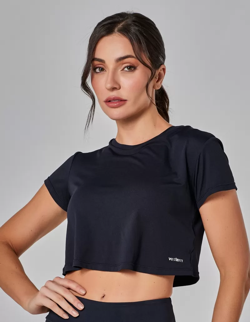 Vestem - Dry Fit Movement Short Sleeve Shirt Black - BMC790.I25.C0002