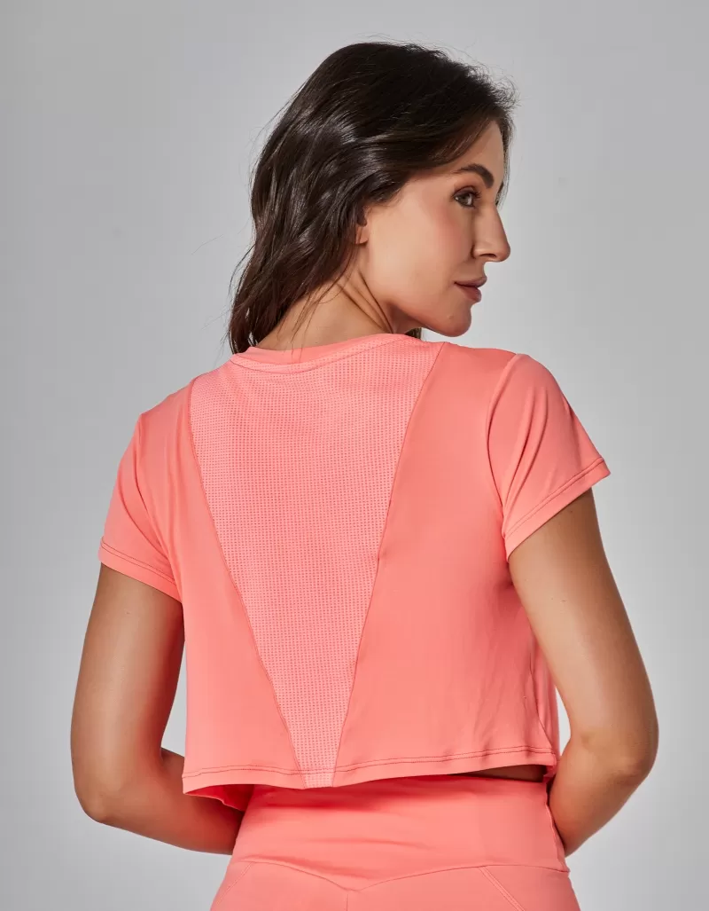 Vestem - Dry Fit Movement Short Sleeve Shirt Orange Camellia - BMC790.I25.C0527