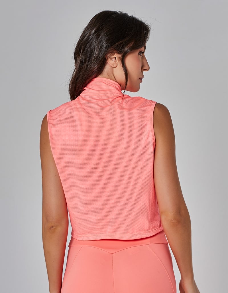 Vestem - Vest Dry Fit Movement Orange Camellia - COL13.I25.C0527 Vestem - Vest Dry Fit Movement Orange Camellia - COL13.I25.C0527