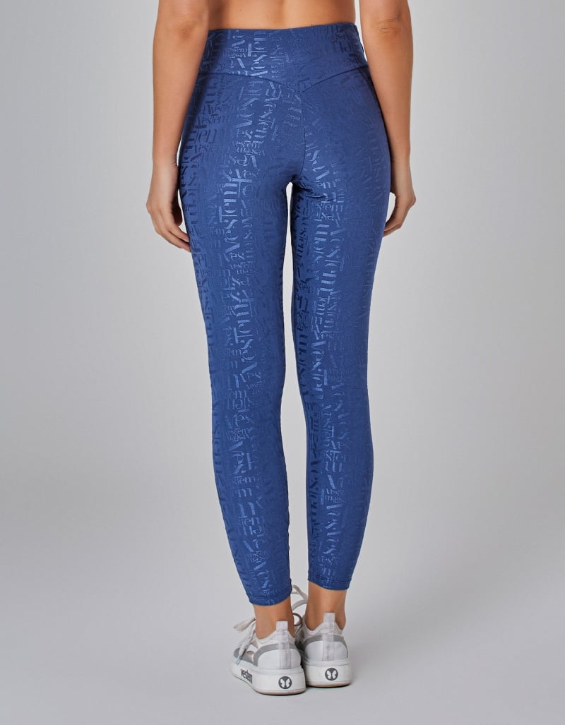 Vestem - Winner Blue Jeans Wrap-Around Waistband Leggings - FS1479.I25.C0257 Vestem - Winner Blue Jeans Wrap-Around Waistband Leggings - FS1479.I25.C0257