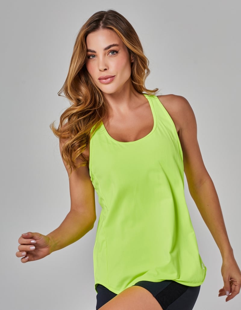 Vestem - Neon Yellow Roller Tank Shirt - REG760.ESS.C0009