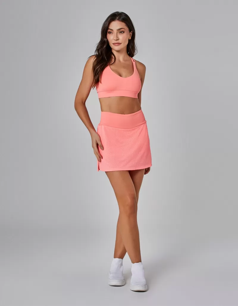 Vestem - Slim Skirt Cosmic Orange Camellia - SA175.I25.C0527