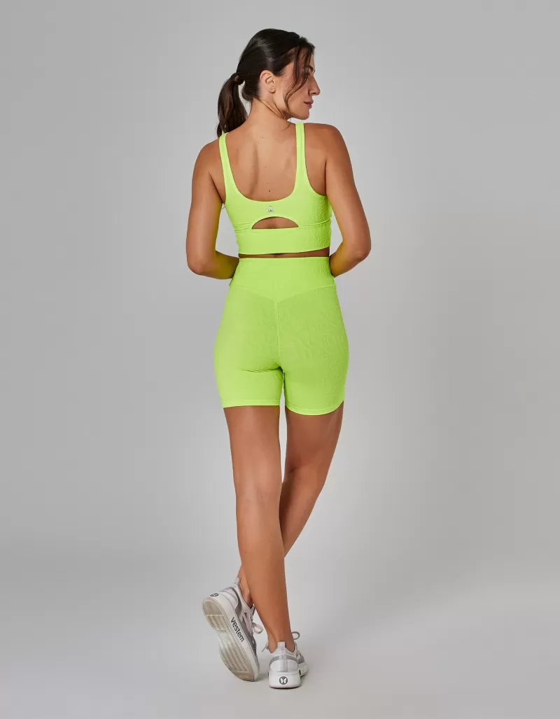 Vestem - Winner Neon Yellow Wrap-Around Shorts - SH652.I25.C0009