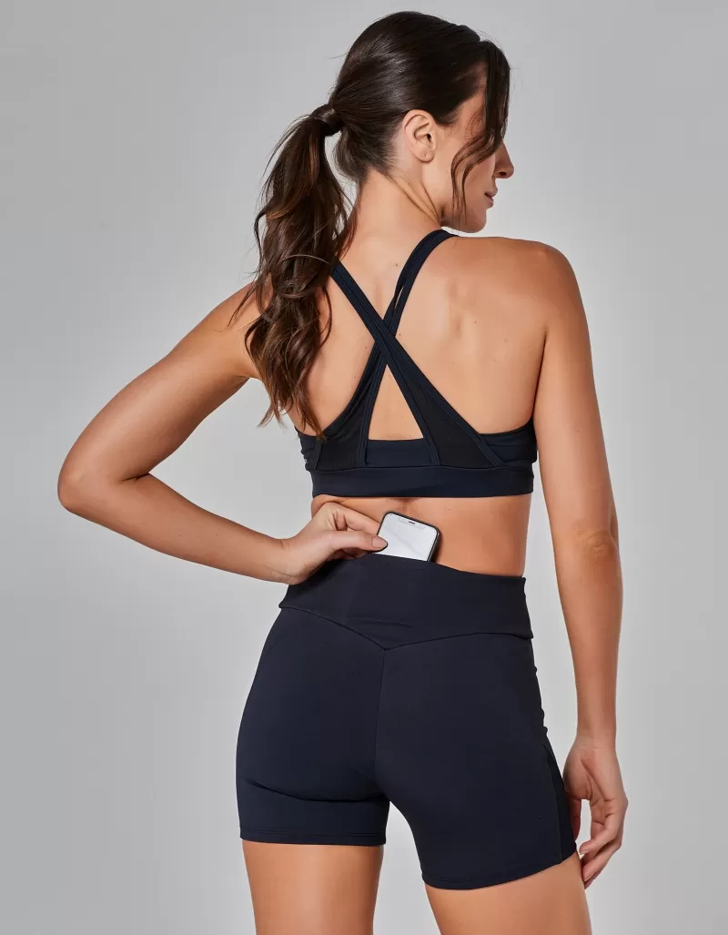 Vestem - Movement Black Pocket Shorts - SH660.I25.C0002