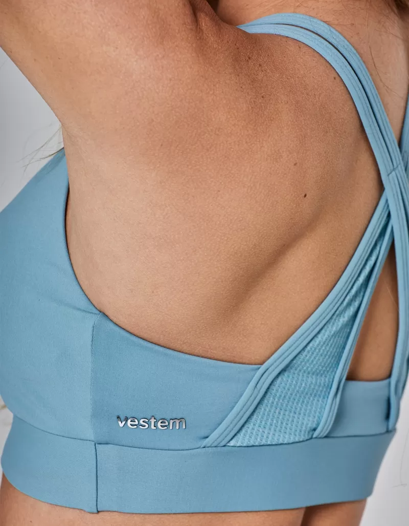 Vestem - Movement Blue Mirante Medium Support Top - TOP1122.I25.C0390