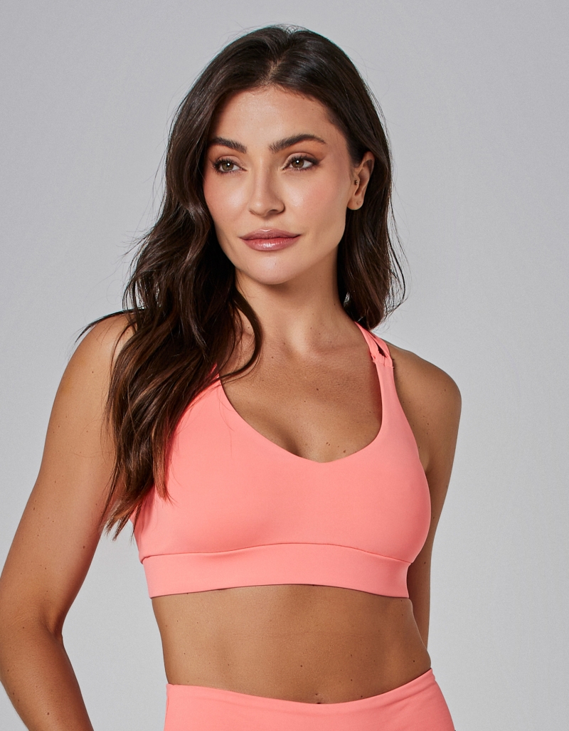 Vestem - Movement Orange Camellia Medium Support Top - TOP1122.I25.C0527
