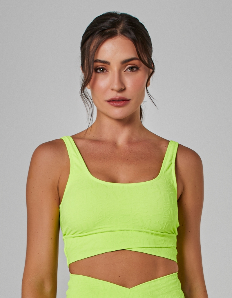 Vestem - Winner Neon Yellow High Support Top - TOP1128.I25.C0009