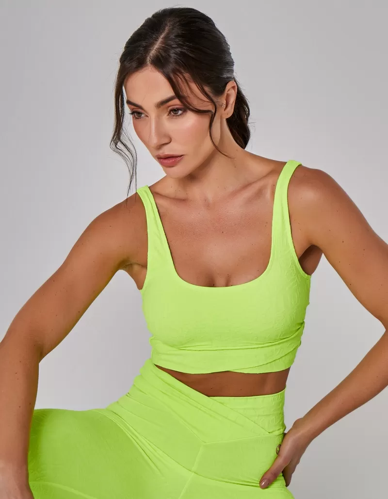 Vestem - Winner Neon Yellow High Support Top - TOP1128.I25.C0009