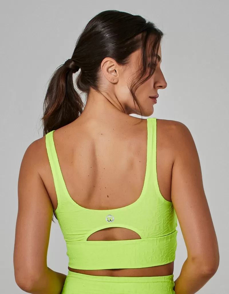 Vestem - Winner Neon Yellow High Support Top - TOP1128.I25.C0009