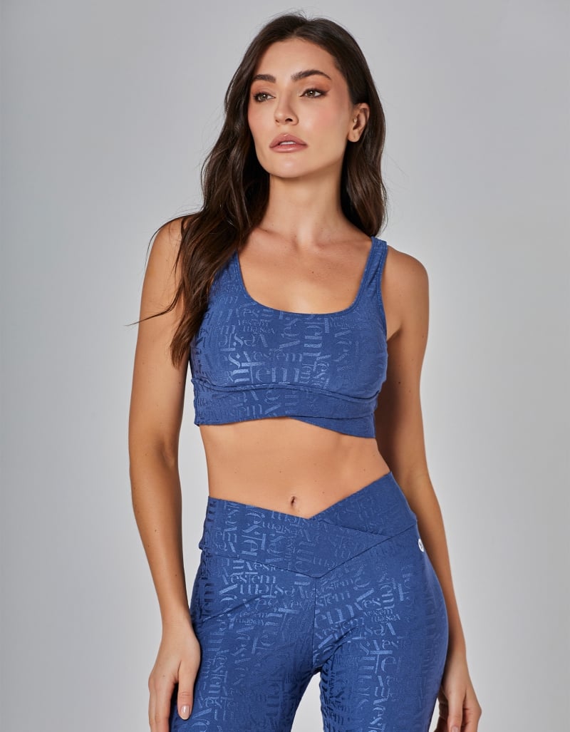 Vestem - Winner High Support Top in Blue Jeans - TOP1128.I25.C0257 Vestem - Winner High Support Top in Blue Jeans - TOP1128.I25.C0257