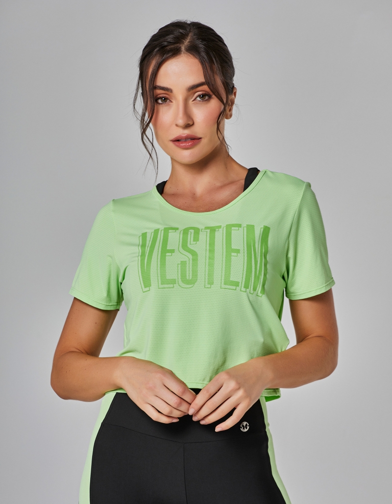 Vestem - Dry Fitconnect Short Sleeve Shirt Mint Green - BMC774.I25.C0280 Vestem - Dry Fitconnect Short Sleeve Shirt Mint Green - BMC774.I25.C0280