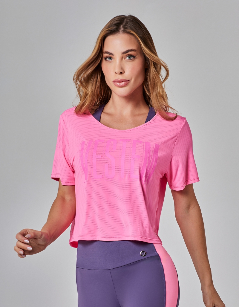 Vestem - Dry Fitconnect Short Sleeve Shirt Aurora Pink - BMC774.I25.C0526 Vestem - Dry Fitconnect Short Sleeve Shirt Aurora Pink - BMC774.I25.C0526