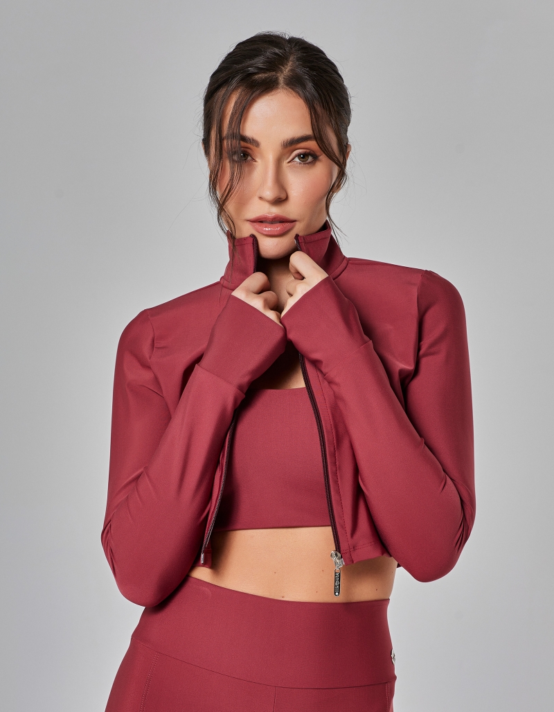 Vestem - Red Adrenaline Focus Cropped Jacket - JAC257.I25.C0510