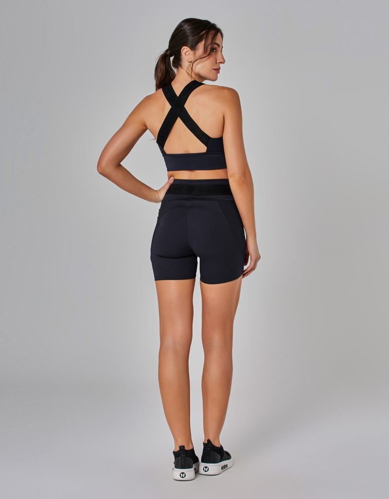 Vestem - Nexus Black Pocket Shorts - SH678.I25.C0002 Vestem - Nexus Black Pocket Shorts - SH678.I25.C0002