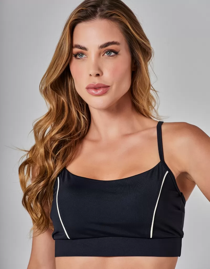 Vestem - Black Link Medium Support Top - TOP1067.I25.C0002