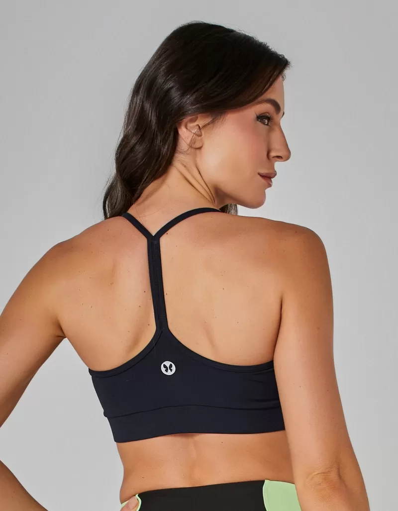 Vestem - Cosmic Black Thin Strap Top - TOP1072.I25.C0002