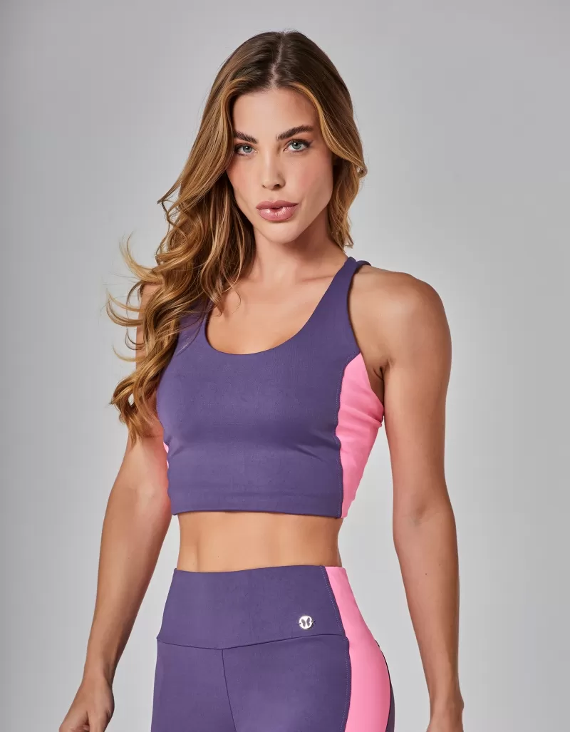 Vestem - Top Medium Support Connect Amethyst - TOP1107.I25.C0515