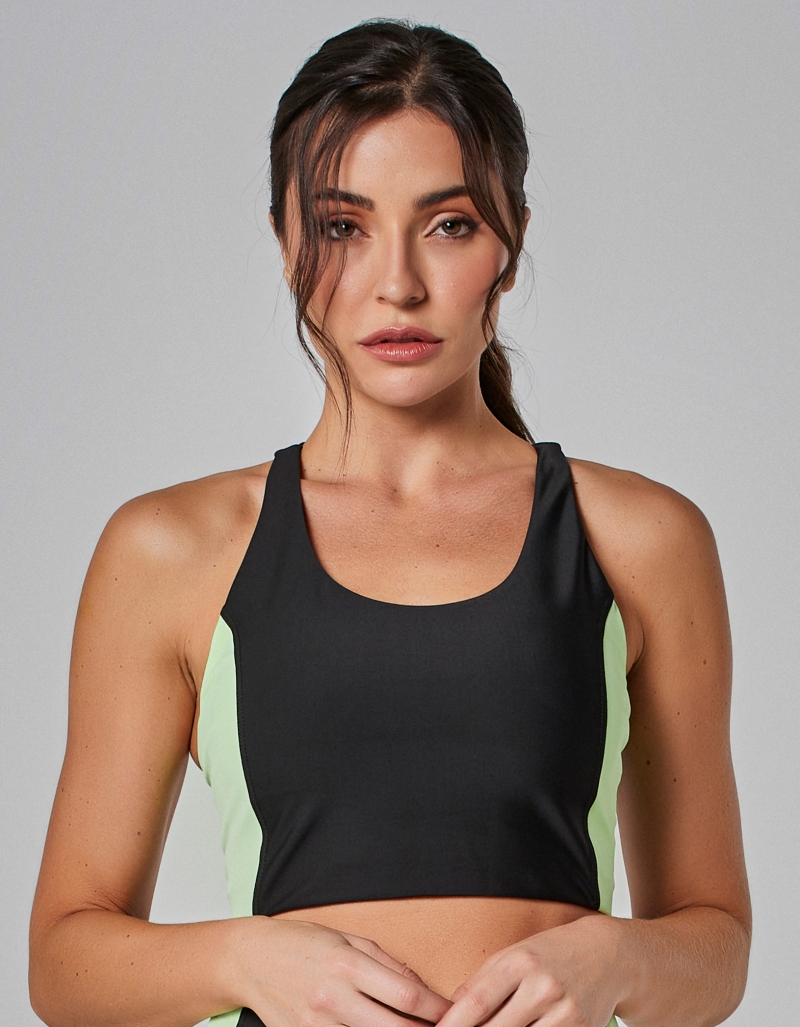 Vestem - Connect Black Medium Support Top - TOP1107.I25.C0002