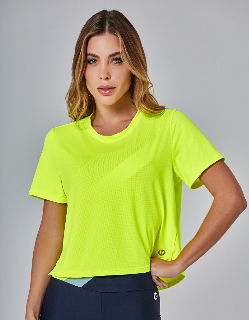Vestem - Dry Fit Air Neon Yellow Short Sleeve Shirt - BMC784.I25.C0009