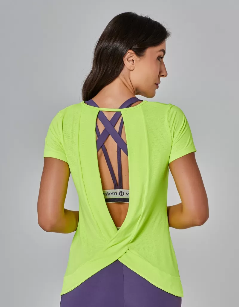 Vestem - Dry Fit Spring Neon Yellow Short Sleeve Shirt - BMC792.I25.C0009