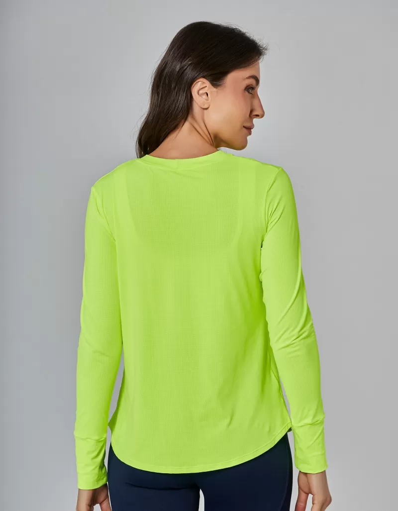 Vestem - Dry Fit Air Neon Yellow Long Sleeve Shirt - BML473.I25.C0009