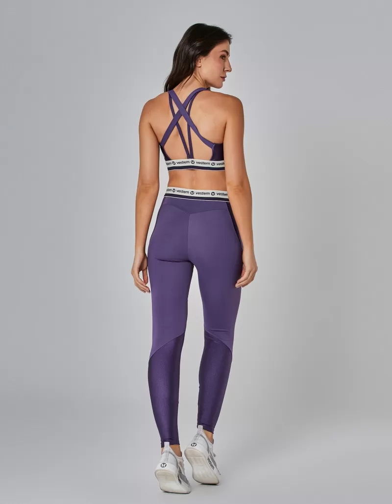 Vestem - Amethyst Bounce Elastic Waistband Leggings - FS1463.I25.C0515