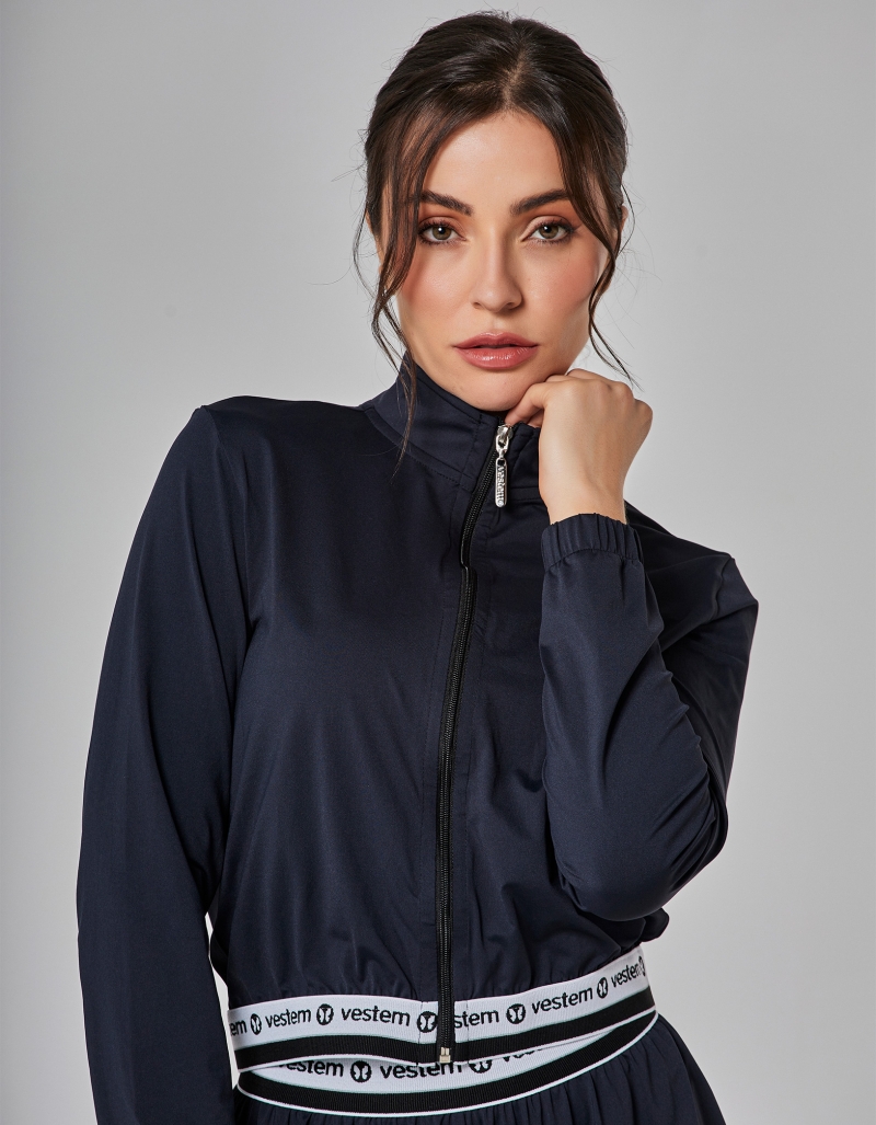Vestem - Black Push Ups Jacket - JAC195.I25.C0002