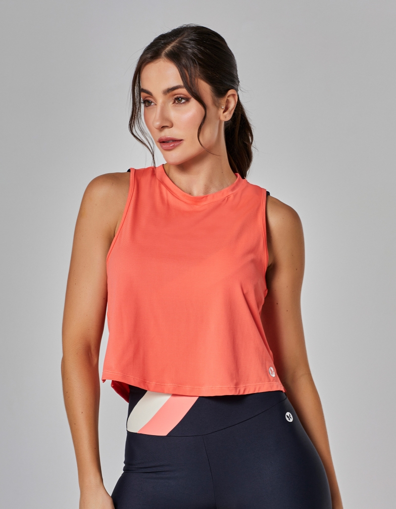 Vestem - Tank Shirt Dry Fit Air Orange Camelia - REG800.I25.C0527