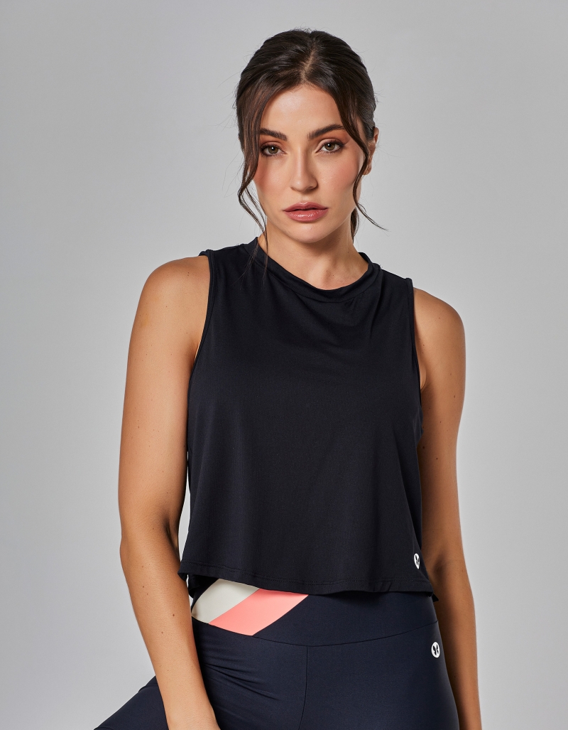 Vestem - Dry Fit Air Tank Shirt Black - REG800.I25.C0002