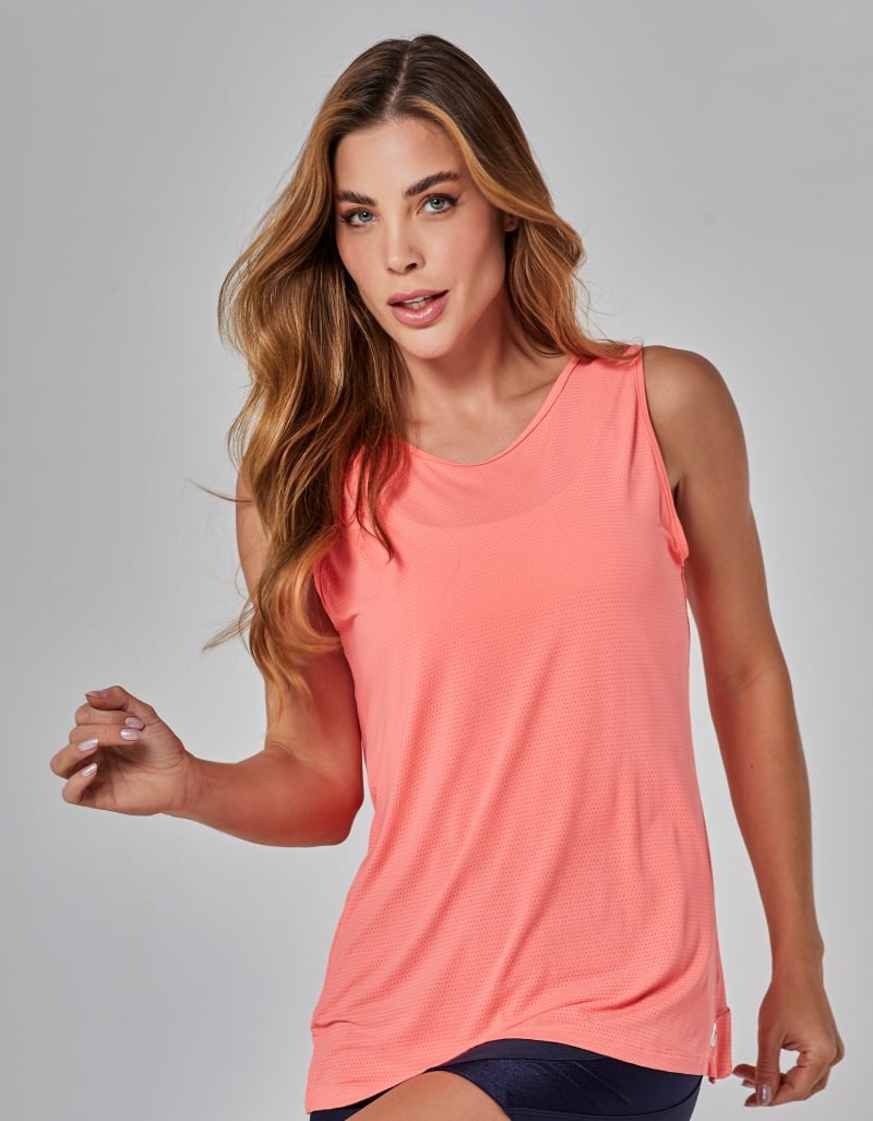 Vestem - Tank Shirt Dry Fit Spring Orange Camelia - REG811.I25.C0527