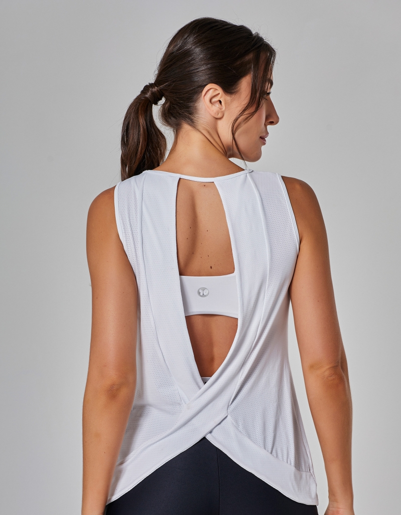 Vestem - Tank Shirt Dry Fit Spring White - REG811.I25.C0001 Vestem - Tank Shirt Dry Fit Spring White - REG811.I25.C0001