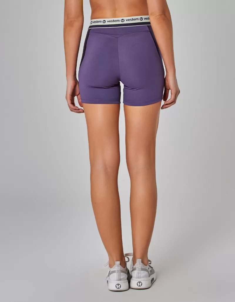 Vestem - Amethyst Bounce Elastic Waistband Shorts - SH669.I25.C0515